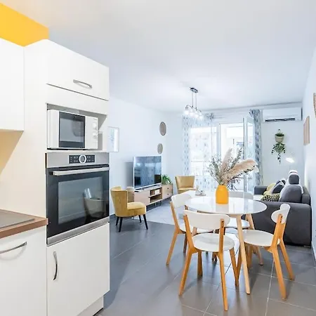 Apartmán Le Barcelone, Beau T2, Clim, Terrasse,centre *